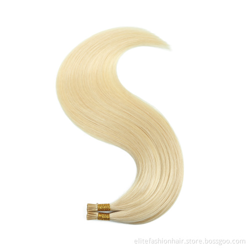 Factory Direct Hair Extensions I Tip Silky Straight 100% Human Remy Hair 613 Human Hair Extension